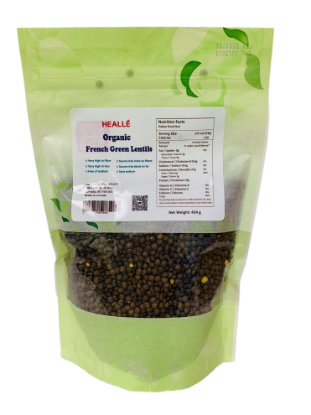 Picture of Heallé Organic French Green Lentils 454g